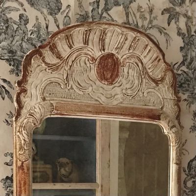 18th Century Swedish Rococo Mirror