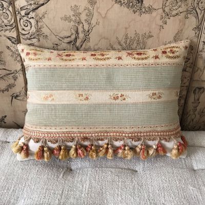 19th Century Silk Cushion